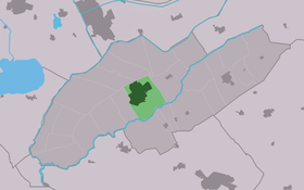 Localisation de Wolvega dans la commune de Weststellingwerf