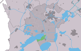 Localisation de Indijk dans la commune de Súdwest Fryslân