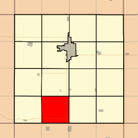 Map highlighting Douglas Township, Clay County, Iowa.svg