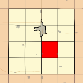 Map highlighting Gillett Grove Township, Clay County, Iowa.svg