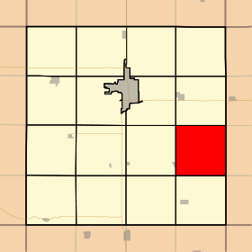 Map highlighting Logan Township, Clay County, Iowa.svg