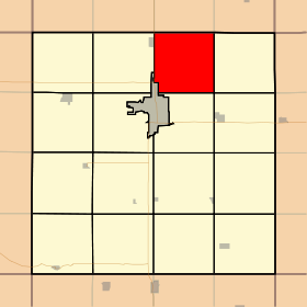 Map highlighting Meadow Township, Clay County, Iowa.svg