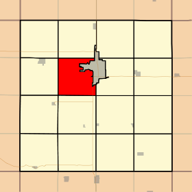Map highlighting Riverton Township, Clay County, Iowa.svg