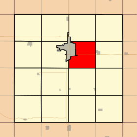 Map highlighting Sioux Township, Clay County, Iowa.svg
