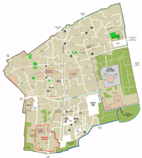 Plan de la vieille ville de Jérusalem