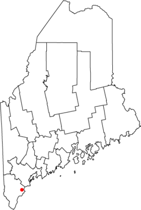 Map of Maine highlighting Biddeford.png