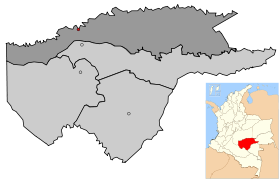 Carte de San José del Guaviare