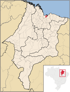 Localisation de São José de Ribamar sur une carte