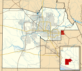 Maricopa County Incorporated and Planning areas Apache Junction highlighted.svg