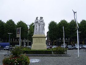 Monument élevé en l'honneur de Jan et Hubert van Eyck