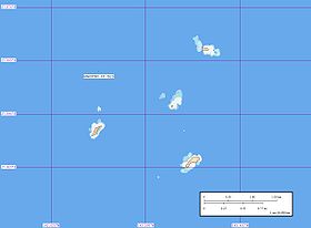 Carte des îlots de Marotiri
