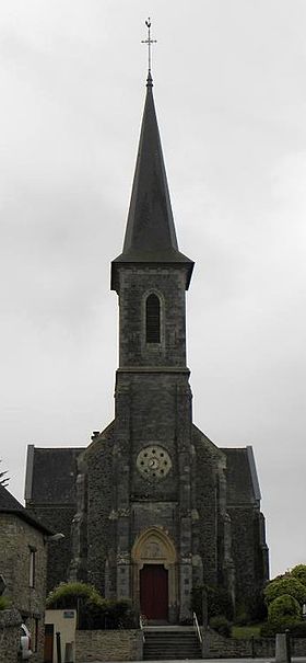 L'église paroissiale Saint-Pierre à Marpiré.