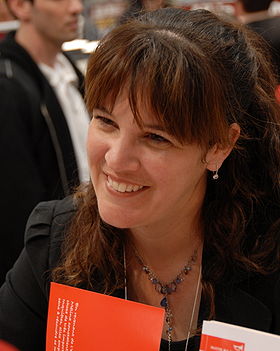 Martine Latulippe lors du Salon international du livre de Québec en 2010