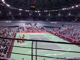 Le Palais des Sports André Brouat lors du Masters France.