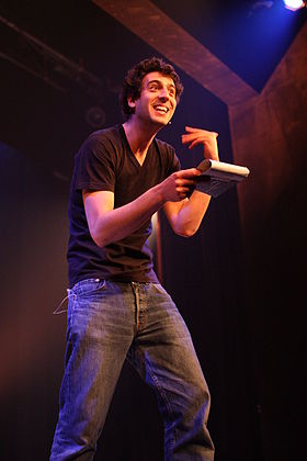 Max Boublil à la Comédie de Paris le 22 avril 2009