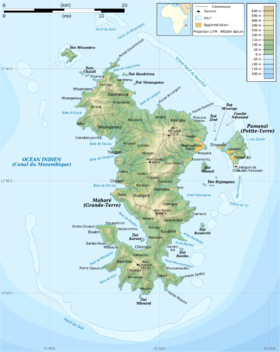 carte : Géographie de Mayotte
