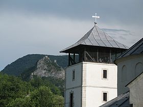La forteresse de Mileševac (ou d'Hisardžik), vue depuis le monastère de Mileševa