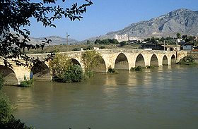 Le pont romain de Mopsueste sur le Ceyhan Nehri
