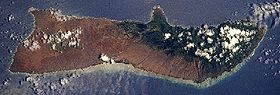 Image satellite de Molokai.