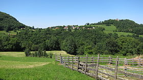 Le village vu depuis Ussau