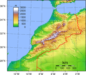 carte : Maroc