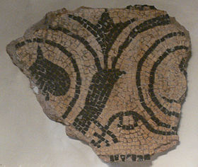 Fragment de mosaïque gallo-romaine découverte à Rigny