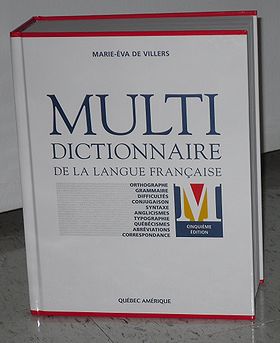 Illustration de Multidictionnaire de la langue française