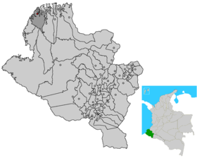 Carte de Mosquera