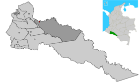 Carte de Puerto Guzmán