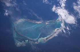 Image satellite de l'atoll Farquhar.