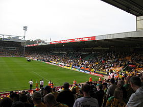 L'enceinte sportive Carrow Road en 2007