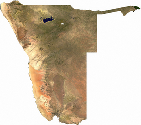 carte : Géographie de la Namibie