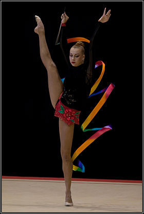 Natalia Godunko aux finales de la Coupe du Monde à Benidorm en 2008