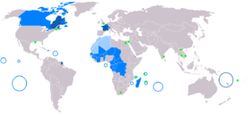      Langue maternelle     Langue administrative     Langue de culture     Minorités francophones