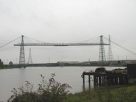 Le pont transporteur de Newport.