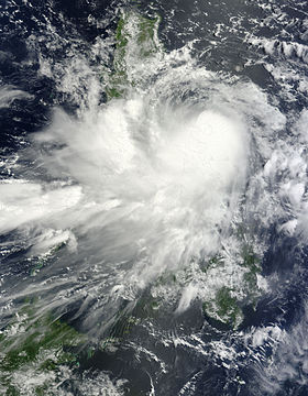Image satellite de Nock-ten le 27 juillet 2011.