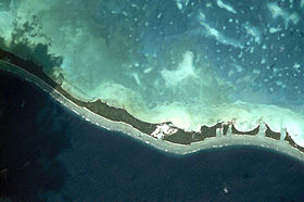 Image satellite partielle de Nonouti.