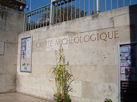 Notre Dame archaeological crypt exterior.JPG