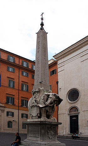 Image illustrative de l'article Obélisque de la piazza della Minerva