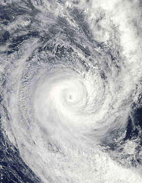 Le cyclone Oli le 4 février 2010