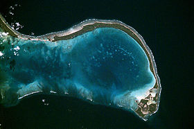 Image satellite d'Onotoa.