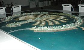 Maquette de Palm Jebel Ali.