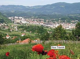 Vue générale de Novi Travnik