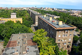 Vue aérienne de la ville