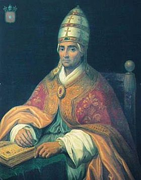 Portrait du pape Benoît XII, Avignon.