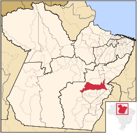 Localisation de Marabá sur une carte