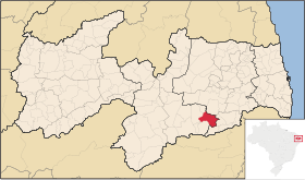 Localisation de Barra de Santana sur une carte
