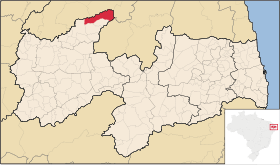Localisation de Belém do Brejo do Cruz sur une carte