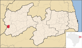 Localisation de Bonito de Santa Fé sur une carte