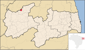 Localisation de Brejo dos Santos sur une carte